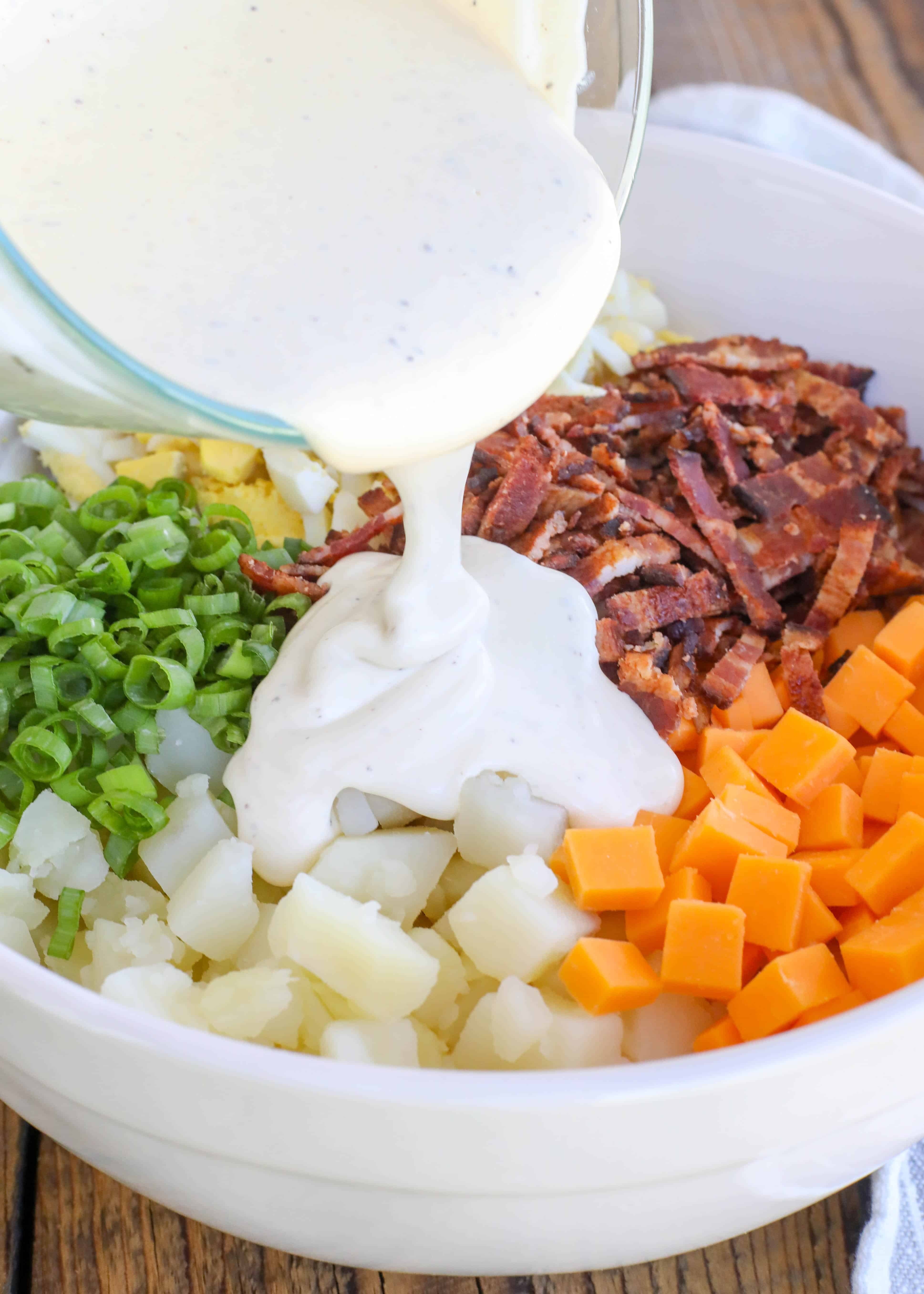 The Perfect Cheesy Bacon Potato Salad for Any Summer Occasion